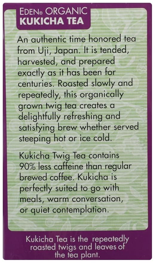 Eden Organic Kukicha Twig Tea 0.07 oz (Pack of 3)