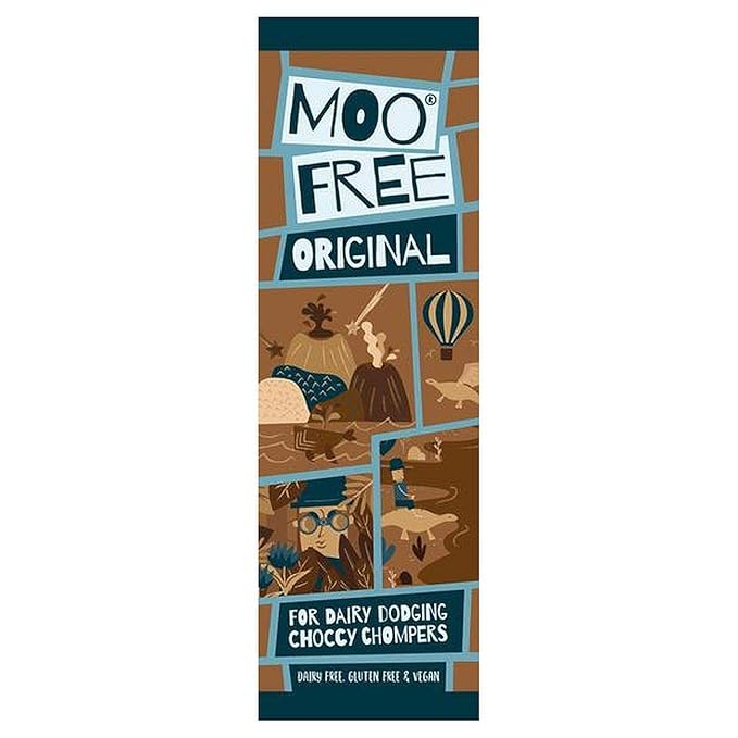 15 x Moo Free Natural Original Milk Chocolate Dairy Free &amp Vegan Mini Bar 0.71 oz