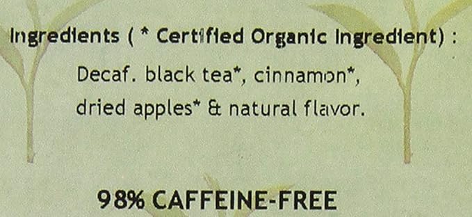 Davidson's Organics Decaffeinated Cinnamon Apple Loose Leaf Tea 16-Ounce Bag