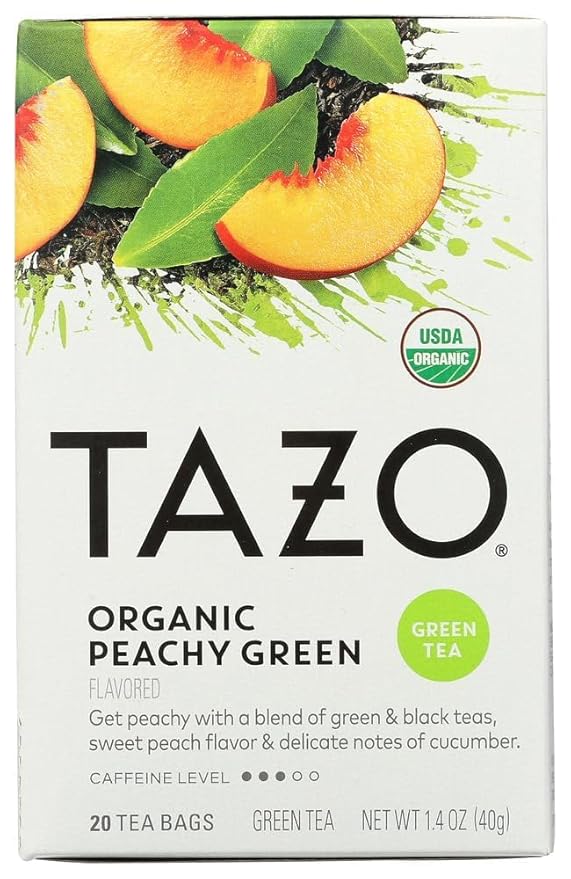 TAZO Tea Bags Green Tea Organic Zen Green Ginger &amp Peachy Green (1ea) (Variety Pack)