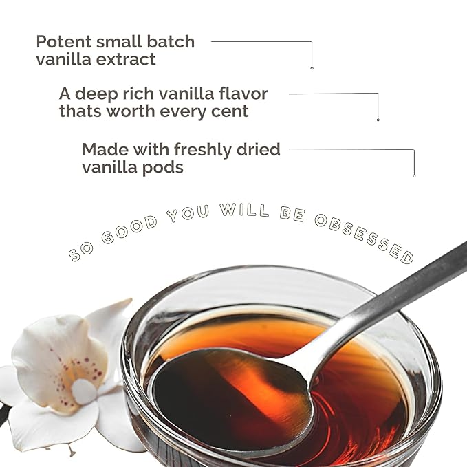 Bakers Blend Vanilla Extract Bulk 128 oz Made with Real Vanilla Extractives (1 Gallon)