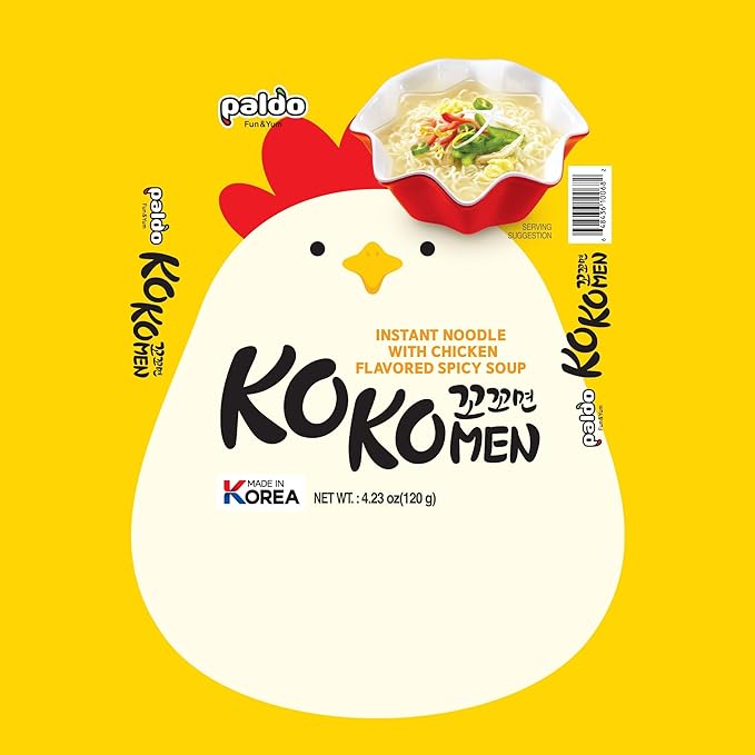 Kokomen Spicy Chicken Ramen 4.23 Oz (Pack of 16)