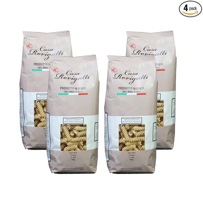 Casa Rovigatti Fusilli Al Bronzo Pasta (4 Pack)