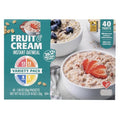 Fruit and Cream Instant Oatmeal Variety Pack 40 Packets 1.05 oz Each | Strawberries &amp Cream Bananas &amp Cream Peaches &amp Cream Blueberries &amp Cream. (1 Pack)