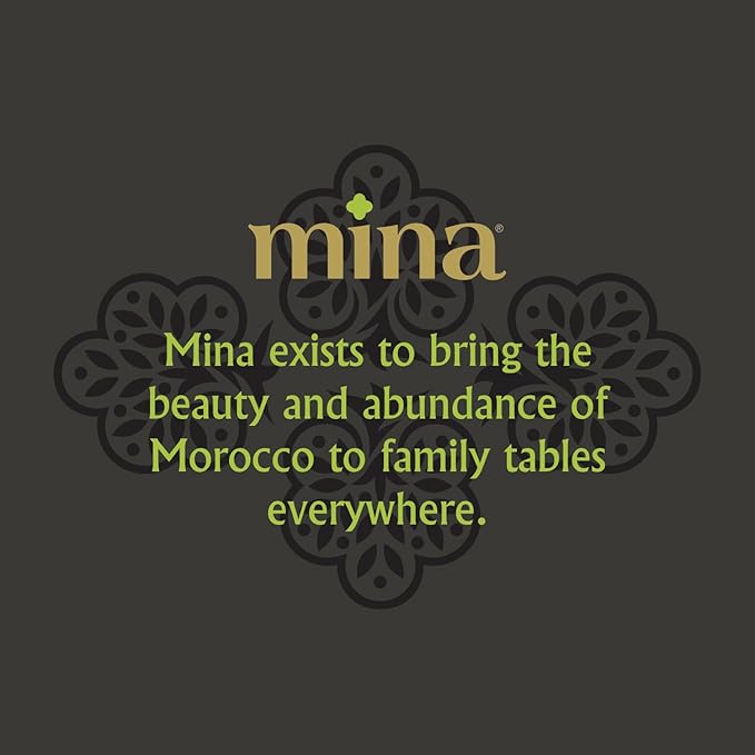 Mina Moroccan Olive Oil Extra Virgin 33.8 Fl Oz New Harvest Polyphenol Rich Olive Oil Single Origin Extra Virgin Olive Oil Cold Extraction Less than 0.2% Acidity 1 L