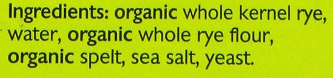 Mestemacher Bread Organic Rye &amp Spelt 17.6 Ounce Packages (Pack of 12)