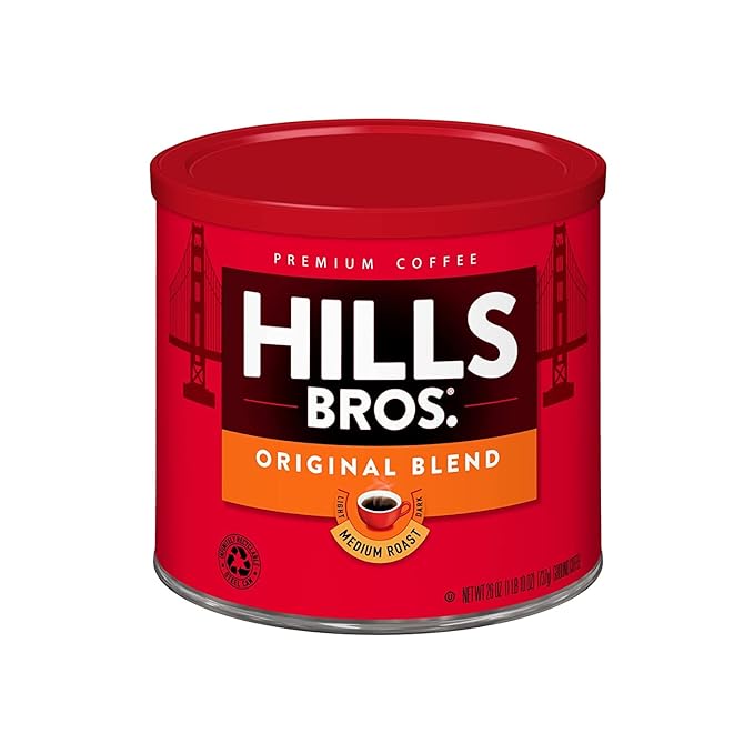 Hills Bros. Original Medium Roast Coffee 26 Ounce (Pack of 4)