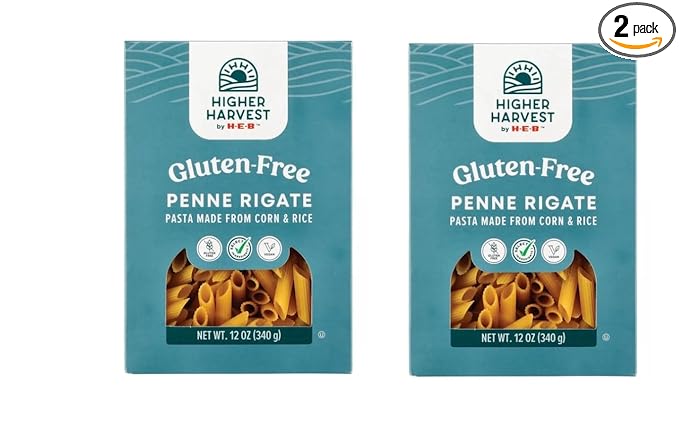 Higher Harvest by HEB Gluten Free Pasta - 2 pack (Penne Rigate 12oz)