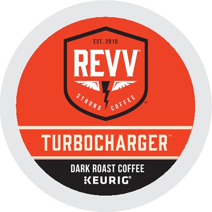REVV Turbocharger Keurig Single-Serve K-Cup Pods Dark Roast Coffee 96 Count