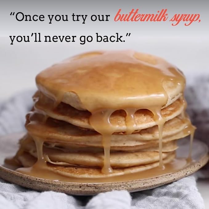 Butter Country Buttermilk Syrup 2-flavor pack: Original and Coconut Cream | 16 Oz each