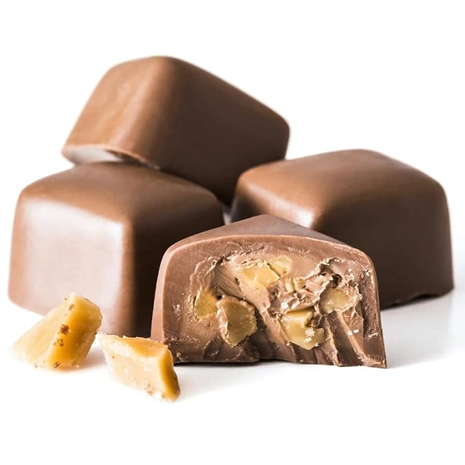 Utah Truffles Individually Wrapped Gourmet Smooth Truffles 16oz 34pieces (16 Ounce Sea Salt Toffee)