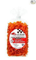 Al Dente Fresh Non-gmo Gluten-free Plant Based Lentil Sweet Potato Pasta 8 Oz (pack Of 6)