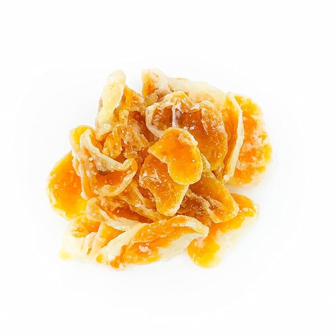 Essential Spice Dried Mandarin Orange Slice 25 Lb – Soft &amp Chewy Sweet &amp Tangy Perfect for Snacking Baking and Toppings – Gourmet Quality Vibrant Citrus Flavor – Great for Salads Oatmea