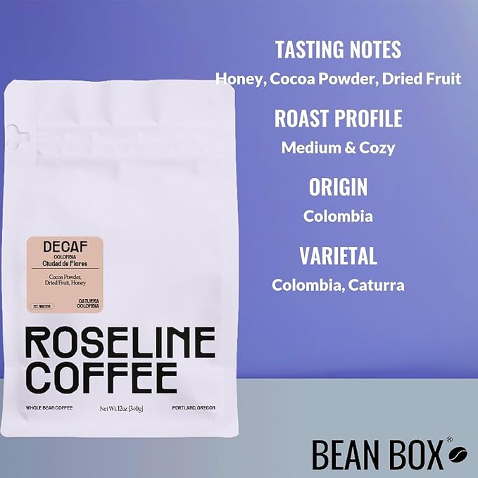 Decaf Ciudad de Flores Colombia - Roasted by Roseline Coffee - Whole Bean Coffee - 2 Pound Bag
