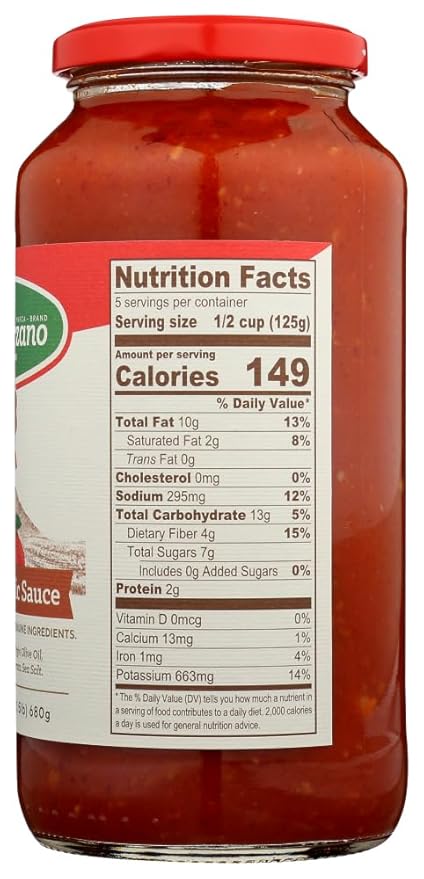 La San Marzano 313292 24 fl oz Sauce Roasted Garlic - Pack of 6