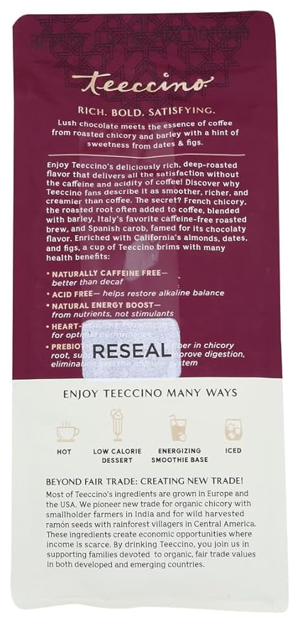 Teeccino Mocha Herbal Coffee ( 6x11 OZ)