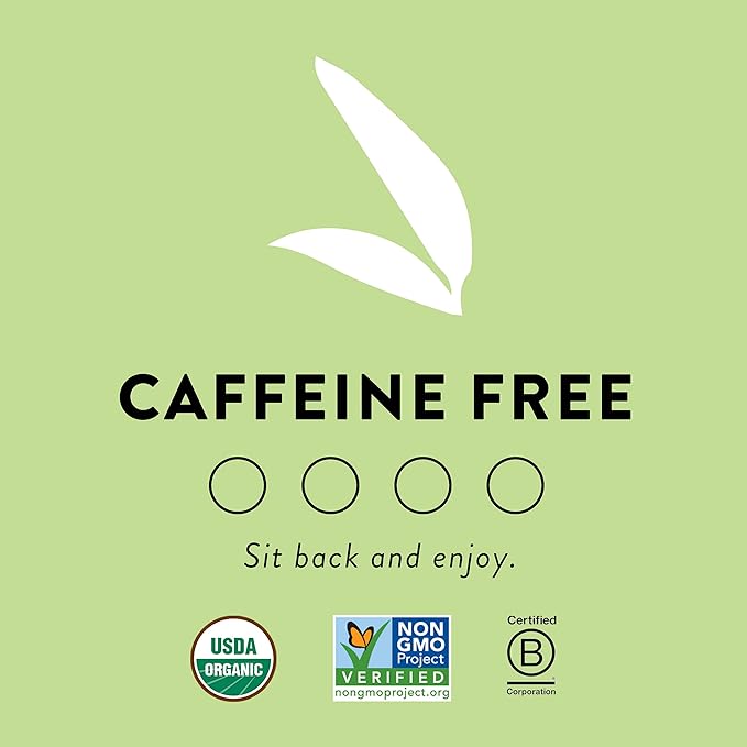 Choice Organic Mint Sage Herbal Tea Caffeine Free 16 Bags (Pack Of 6)