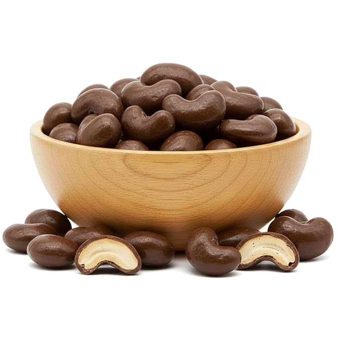NY Spice Shop Dark Chocolate Covered Cashews - 3 Pound Bulk Sweet &amp Crunchy Chocolate Cashews Snack - Chocolates Treats for Festive Parties Dessert Topping &amp Celebration Tables