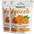 Nature's Garden Probiotic Apricots - Dried Fruit Plump Dried No Added Sugar Gluten-Free Dairy-Free Vegan – Bulk 40 Oz Bag (Pack of 2)