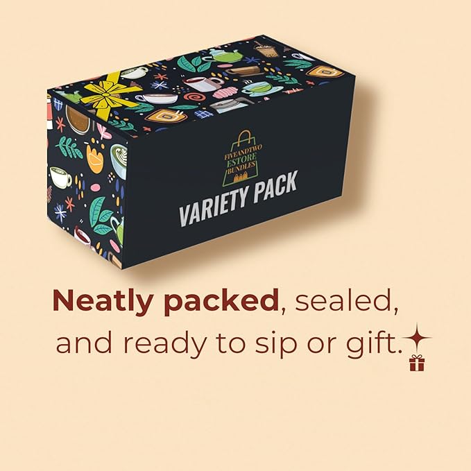 Flavored Coffee Pods Variety Pack – 16ct Sampler with 16 Unique Flavors – Compatible K-Cup Pods Assortment for Keurig Brewers – Includes Toffeenut Hazelnut Vanilla Caramel Mocha Cinnamon &amp Mo