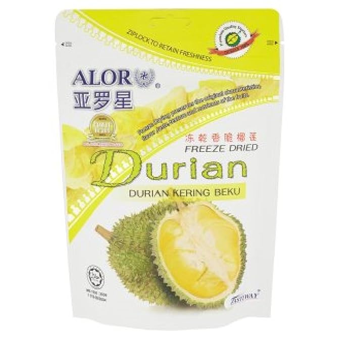 ALOR Freeze Dried Durian 50g (Durian 9 Packs)