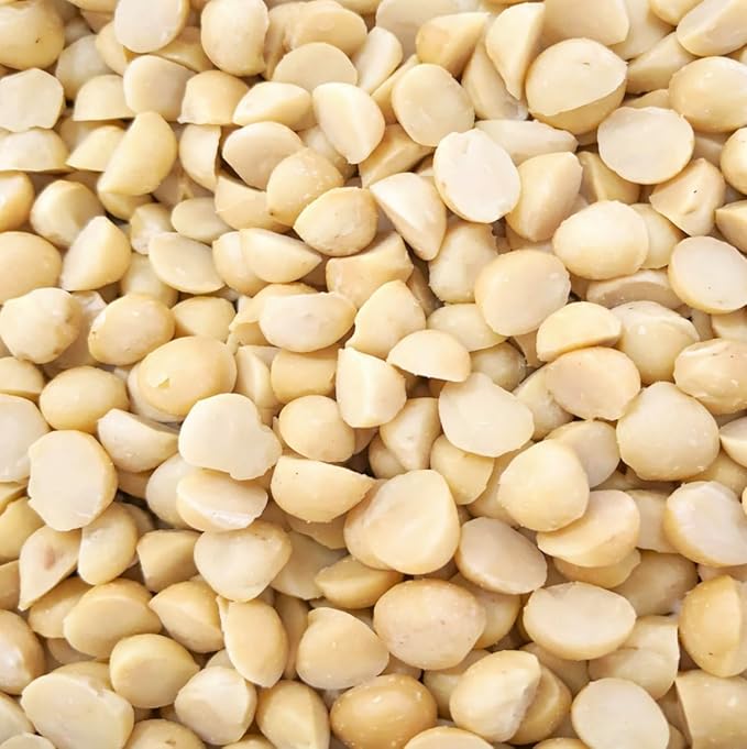 Macadamia Nuts 11 lb (5kg) Medium Sizes Raw and Unsalted Gluten-Free and Kosher Unroasted Oil-Free Nuts with Creamy Flavor Source of Fiber Ideal for Baking Cooking Milk and Healthy Snacking