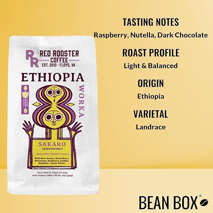 Bean Box Sampler - Roasted by Red Rooster 2-Pack Freshly Ground Coffee Gourmet Coffee