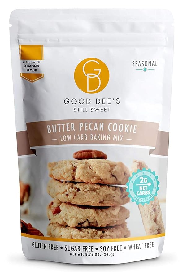 Keto Best Sellers - Chocolate Brownie Mix Carrot Cake &amp Muffin Mix Butter Pecan Cookie Mix Corn Free Bread Mix