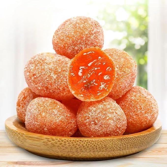 2 flavors Rock sugar dried kumquatnatural dried kumquat candied fruit 500g/cannutritious preserved fruit snacksSweet OrangeInstant dessertsDim sum (2 flavors Mix and match2 can)