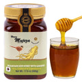 Mujeza Raw Mountain Sidr Honey with Red Korean Ginseng Royal Jelly Bee Propolis Palm Pollen Black Seed Powder 500g/17.6oz - Immune Booster Sugar &amp Gluten Free - Men &amp Women - Mujezat Al-Shifa