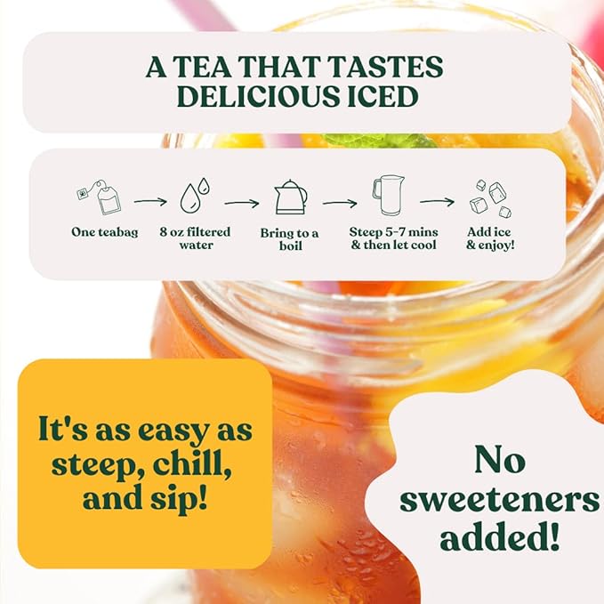Ahmad Tea Mango Magic Black Tea 20-Count Boxes (Pack of 6)