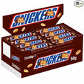 SNICKARS Full Size Bulk Milk Chocolate Candy Bars 50g Bar 32 ct Box