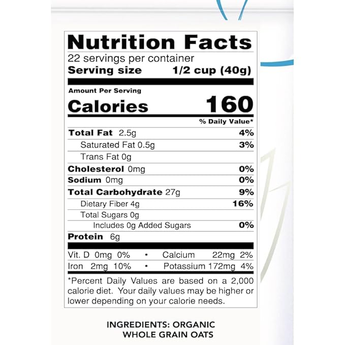 GF Harvest Gluten Free Organic Quick Oats 32 Ounce Bag Pack of 2