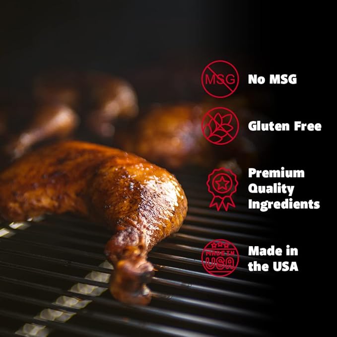 Myron Mixon BBQ Rub | Hickory Meat | Champion Pitmaster Recipe | Gluten-Free BBQ Seasoning MSG-Free USA Made | 12 oz