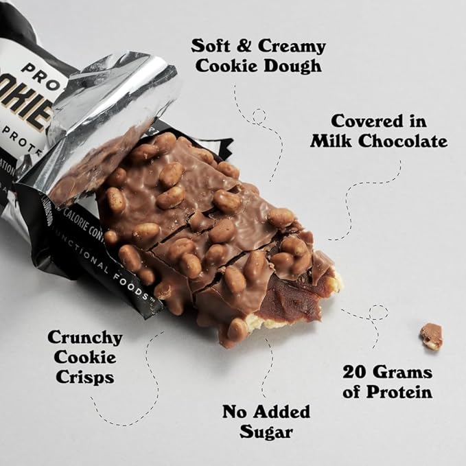 BarebeIIs Protein Bars Assorted Variety Pack - 5 Flavor - Protein Snacks with 20g of Protein - 10 Count