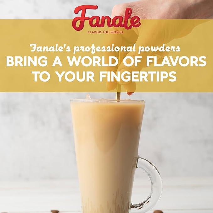 Fanale Premium Milk Tea Flavoring Powder | Perfect for Baking Smoothies Desserts and Drinks | Instant Flavoring Powder for Boba Milk Tea - 2.2 Pounds (Pack of 20)