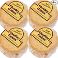 Real Lancashire Chorley Cakes | Infused with Pure Butter &amp Currants in Shortcrust Pastry | Delicious British Fly Pie | Tasty Addition to Tea Time or Snack Break | 9.17 Oz | 4 Cakes (Pack of 4)