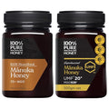 100% Pure New Zealand Manuka Honey MGO 70+ and UMF 20+ Bundle 2 x 17.6 Oz