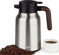 Vondior Coffee Carafe 35oz/1.0L - 24Hours Coffee Thermal- Insulated 304 Stainless Steel Hot Beverage Dispenser - Thermal Coffee Carafes For Keeping Hot/Cold Coffee Drink Dispenser for Parties