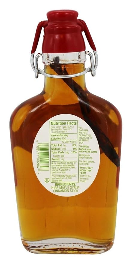Cinnamon Infused Maple Syrup