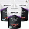 Terrasoul Superfoods Organic Medjool Dates 6 Lbs - Soft Chewy Texture | Sweet Caramel Flavor | Farm Fresh