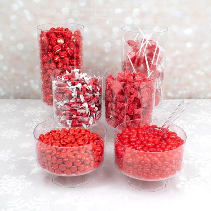 Red Candy Buffet Bulk Party Supplies (Feeds 12-18)