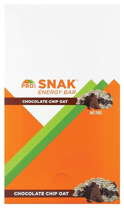 Probar Snak Chocolate Oat Bar - Nutritious High-Performance On-the-Go Energy Snack with Real Oats &amp Cocoa Gluten-Free Vegan-Friendly Naturally Sweetened Pack of 12 for Active Cycling &amp Ou