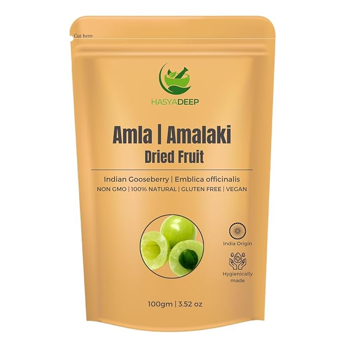 Hasyadeep Amla Dried Fruit | Phyllanthus emblica Emblica officinalis (1kg)