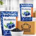 Kirkland Whole Dried Blueberries 2 Pack – 20 oz Bags (40 oz Total) Fat Free Cholesterol Free Sodium Free Real Fruit for Baking Snacking &amp Breakfast