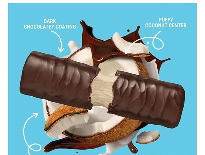 14 Pack Protein Bars 7 Coconut Flavor PUFF and 7 Brownie Batter 17g Protein Gluten Free 19.75 oz