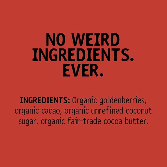 Hu Hunks Vegan Chocolate Covered Sour Goldenberries | 2 Pack | Non-GMO Gluten Free Paleo Organic Dark Chocolate