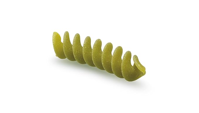 De Cecco Pasta Spinach Fusilli No.34 12 OZ (Pack of 12) - Made in Italy High in Protein &amp Iron Bronze die (VKP0034)