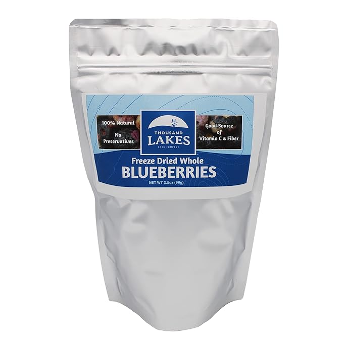 Thousand Lakes Freeze Dried Fruit Bulk Bundle | 100% Strawberries Blueberries and Bananas