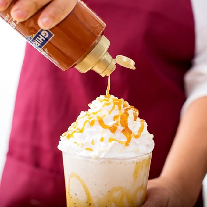 Ghirardelli Caramel Flavored Sauce 16 oz. Squeeze Bottle (Pack of 2)